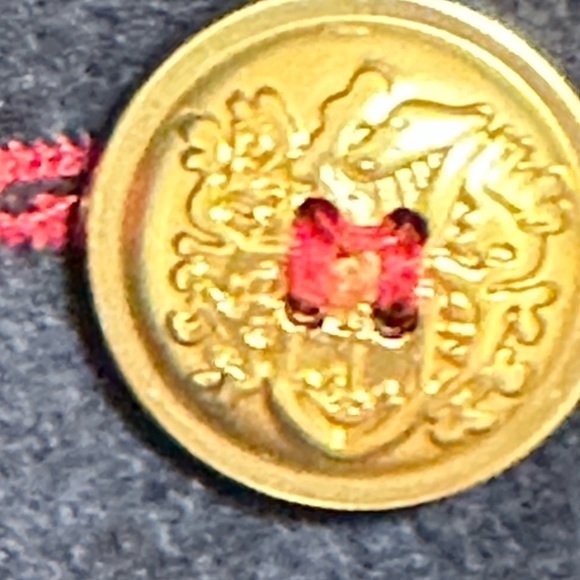 Sam Edelman military coat wool coat elegant gold royal buttons uniform stripes - Picture 5 of 13